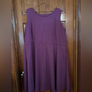 East Adeline Sleeveless Burgundy Dress 4x